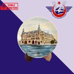 HAYDARPAŞA GARI TEMALI DEKORATİF TABAK