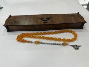 SIKMA KEHRİBAR TESPİH-SARI RENK- TCDD ÖZEL
