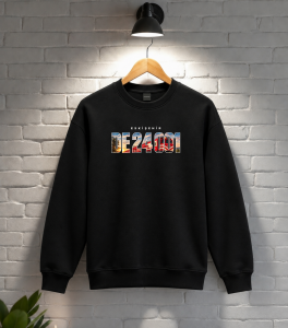 SWEATSHİRT (DE-24000 DÜZ RAKAM BASKILI)